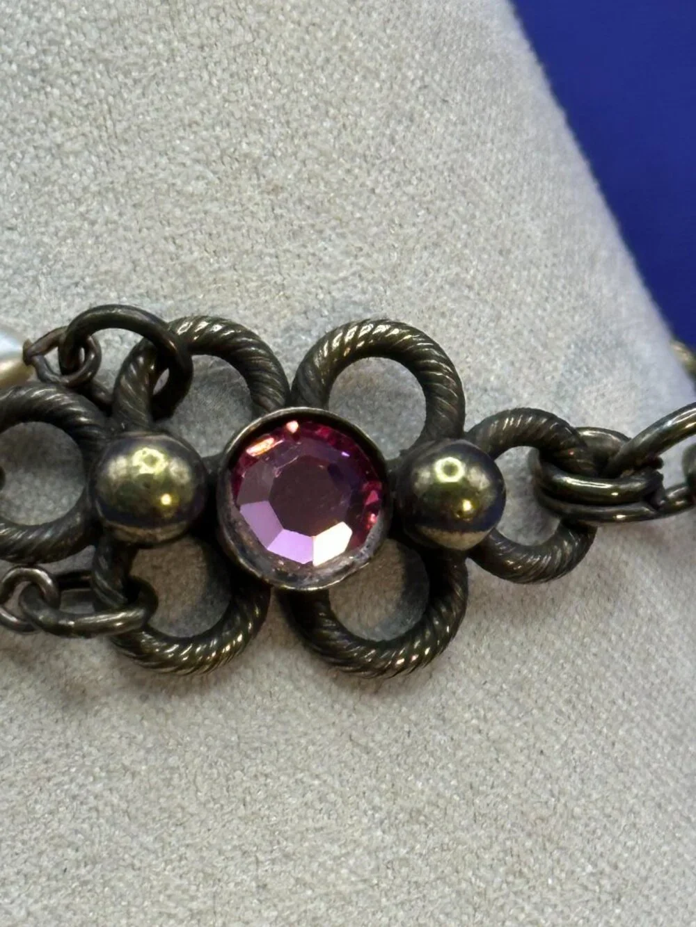 VTG Sorrelli Victorian Revival Swarovski Crystal Bracelet